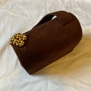 Vintage Chocolate Brown Bag